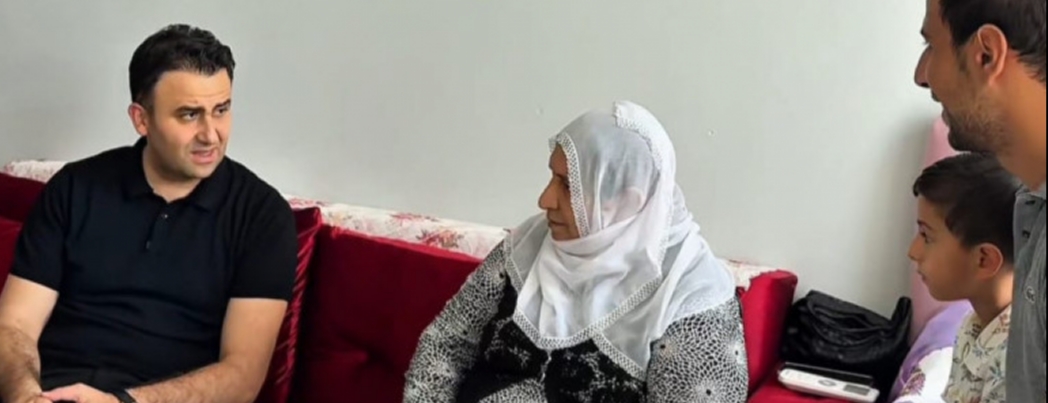 Hasankeyf Kaymakam mrak, 100'nc hane ziyaretini gerekletirdi