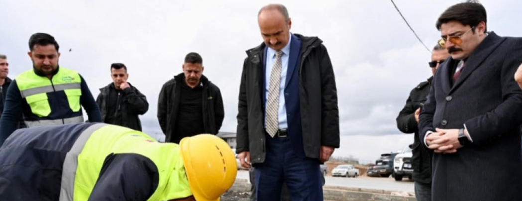 TOKİ BÖLGESİNE YENİ İÇME SUYU HATTI