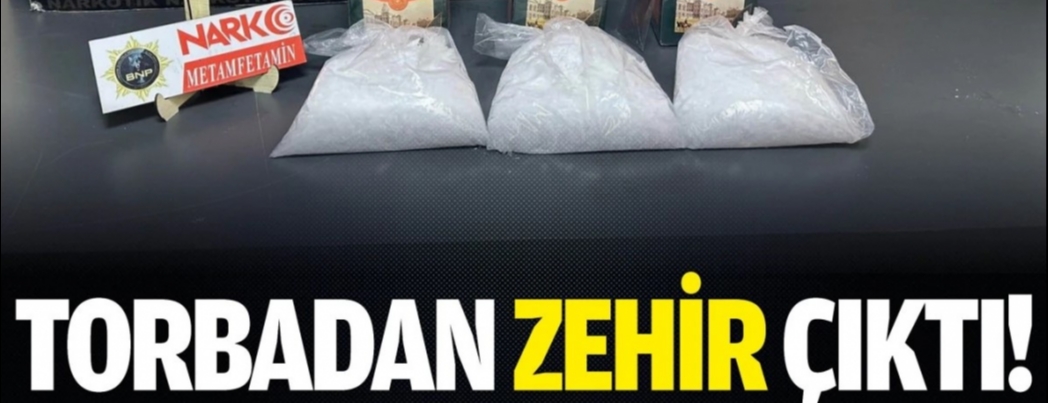 TORBADAN ZEHİR ÇIKTI