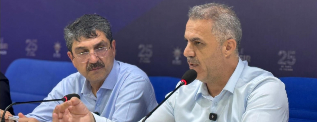 AK PARTİ BATMAN’DA SAHANIN SESİ MASAYA YATIRILDI